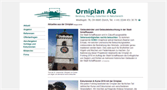 Desktop Screenshot of orniplan.ch